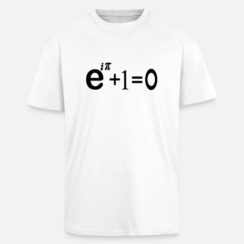 ei pi Gleichung - Oversized Heavyweight Unisex T-Shirt - Weiß