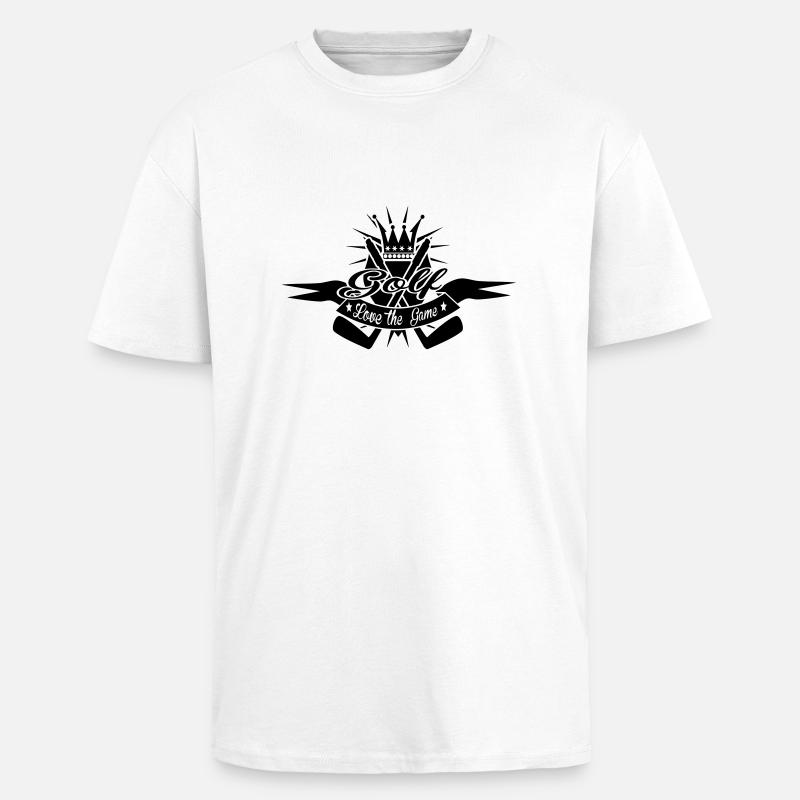 golf - Oversized Heavyweight Unisex T-Shirt - Weiß