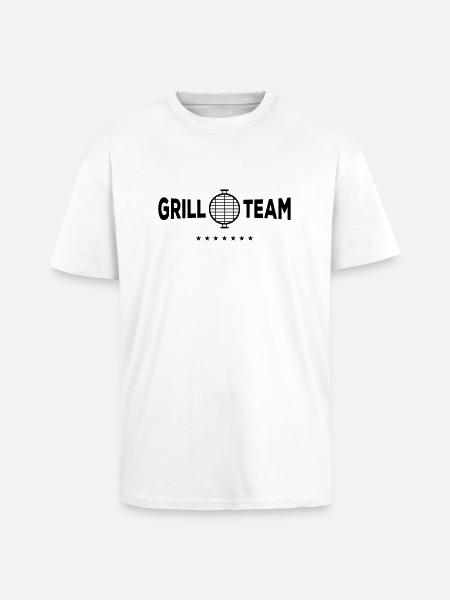 grill team - Oversized Heavyweight Unisex T-Shirt - Weiß