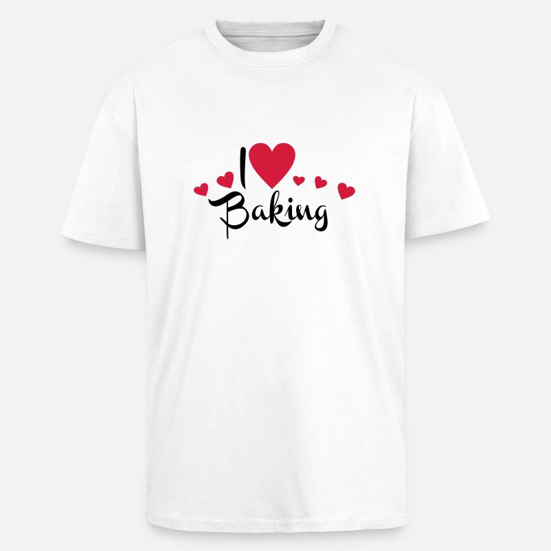 cuire - T-shirt unisexe oversize épais - blanc