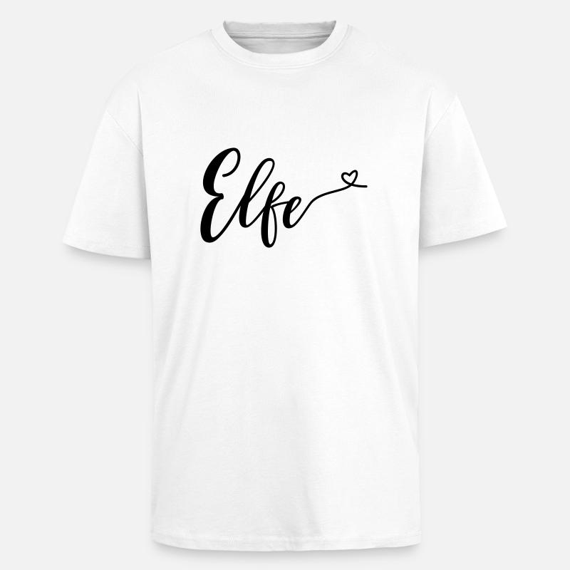 elfe - Oversized Heavyweight Unisex T-Shirt - Weiß