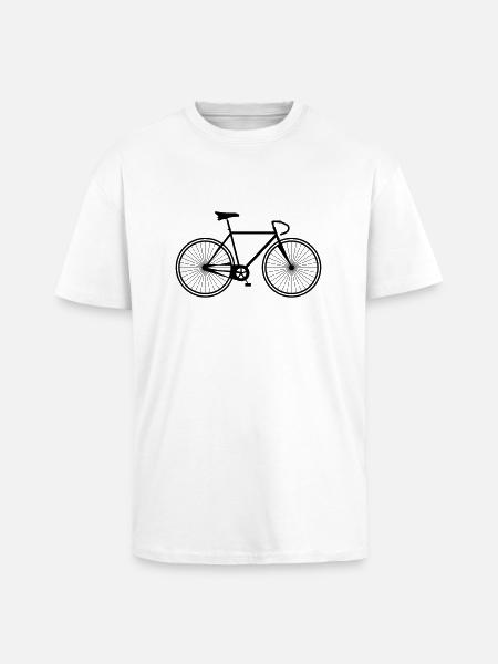 bicycle - Unisex Oversized Heavyweight T-shirt - white
