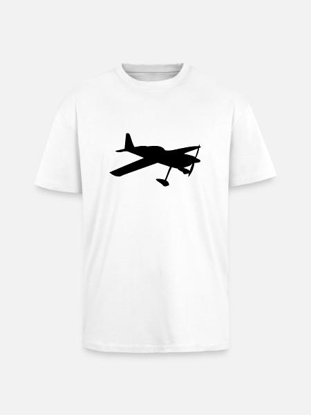 aircraft light aviation private plane - Unisex Oversized Heavyweight T-shirt - white