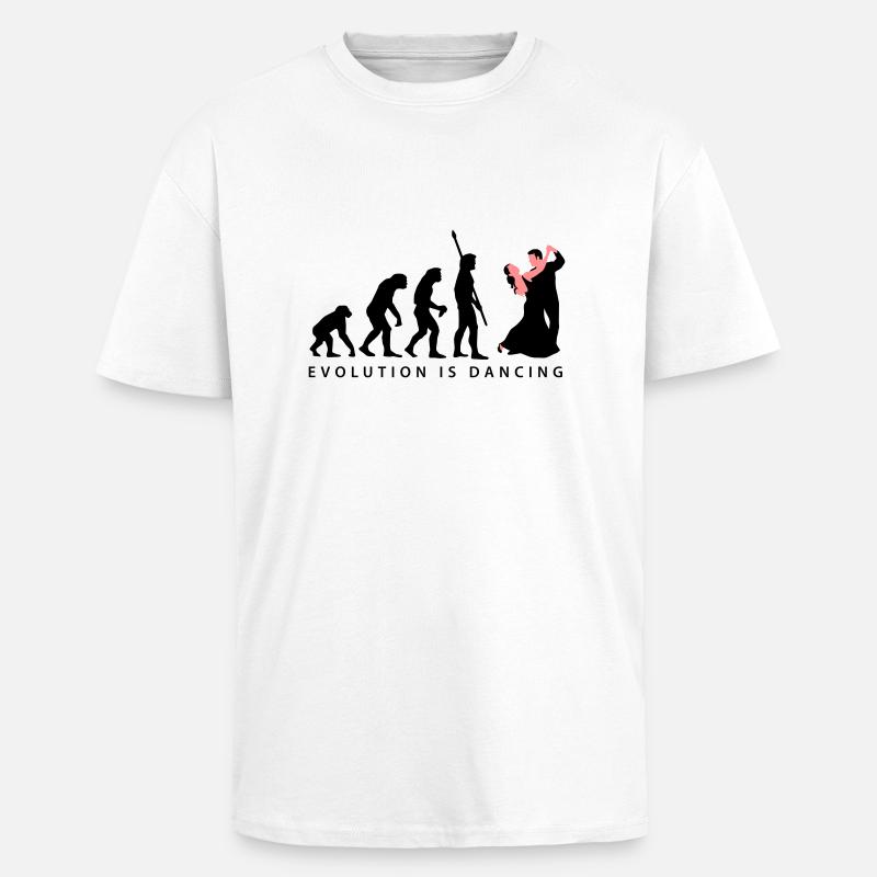evolution_tanzpaar_b_2c - Unisex Oversized Heavyweight T-shirt - white