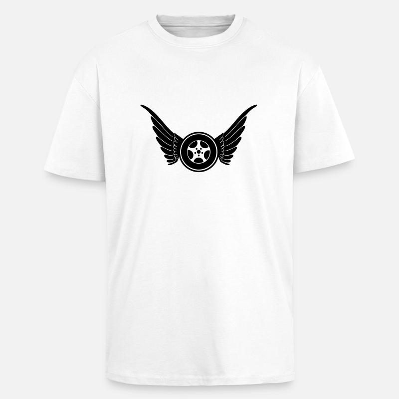 Auto Schutzengel - Oversized Heavyweight Unisex T-Shirt - Weiß