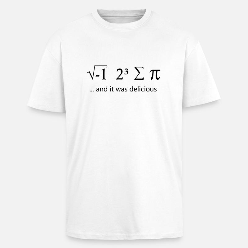 I ate some pie - Oversized Heavyweight Unisex T-Shirt - Weiß