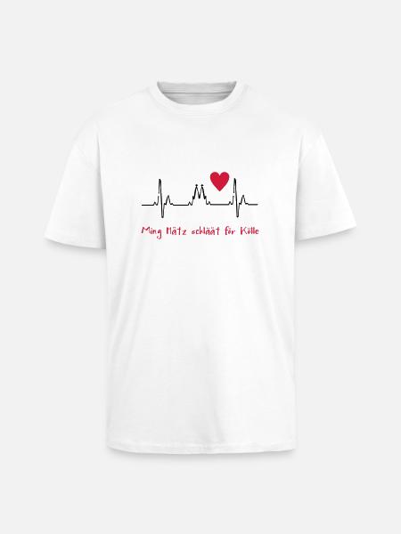 2541614 10819764 Koeln - Oversized Heavyweight Unisex T-Shirt - Weiß