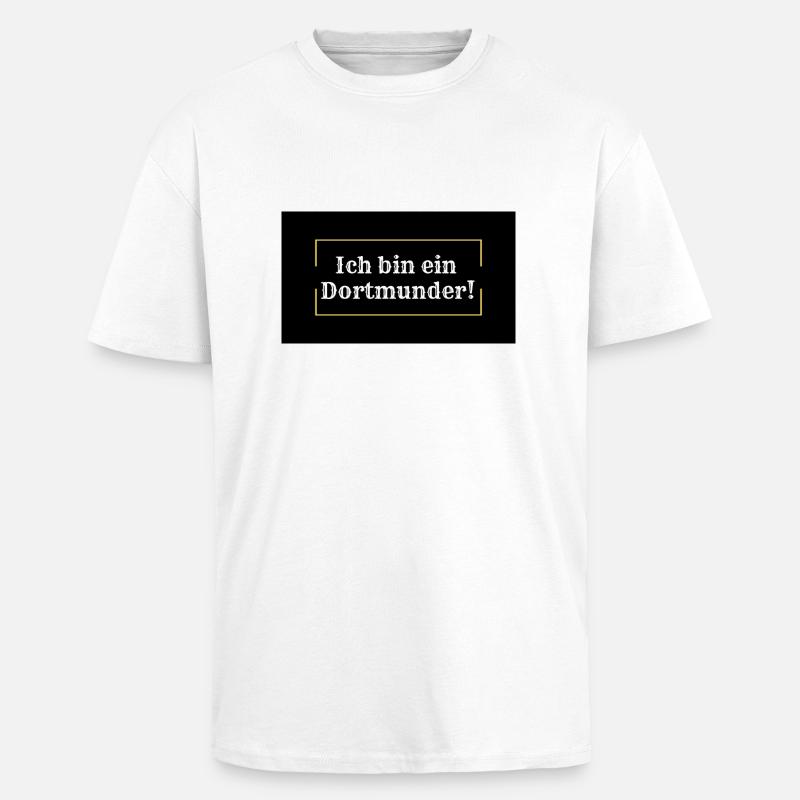 Dortmund 1# - Oversized Heavyweight Unisex T-Shirt - Weiß