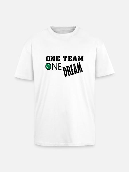 en drøm - Unisex oversized heavyweight t-shirt - hvid