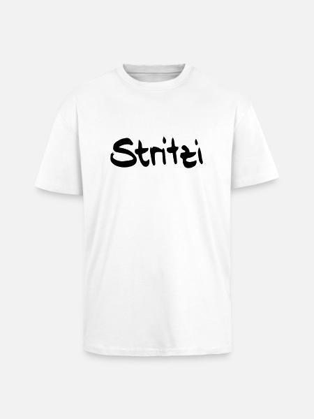 Stritzi - Oversized Heavyweight Unisex T-Shirt - Weiß