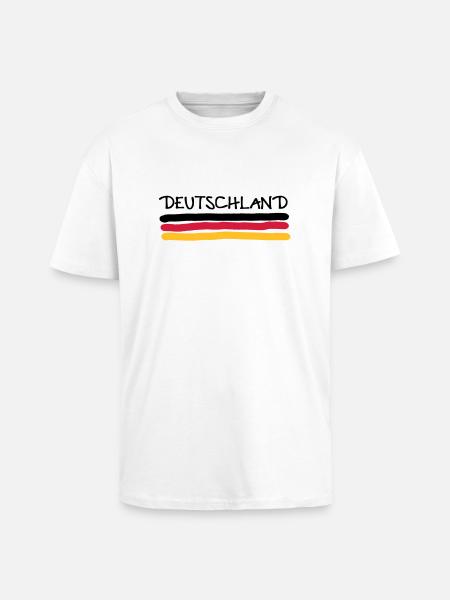 Germany - Unisex Oversized Heavyweight T-shirt - white