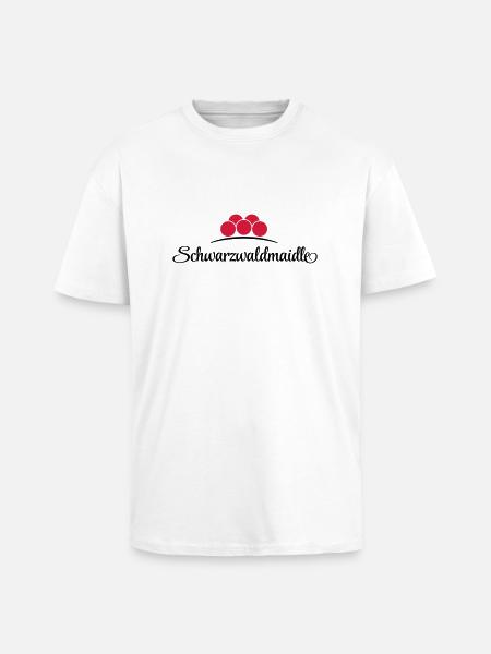 Schwarzwaldmaidle - Oversized Heavyweight Unisex T-Shirt - Weiß
