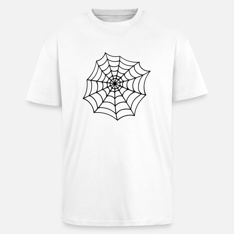 cobweb cobwebs reticle - Unisex Oversized Heavyweight T-shirt - white