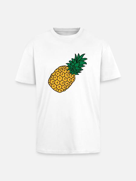 ananas lecker essen urlaub - Oversized Heavyweight Unisex T-Shirt - Weiß