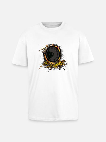 Speaker Graffiti 2 DJ - Unisex Oversized Heavyweight T-shirt - white
