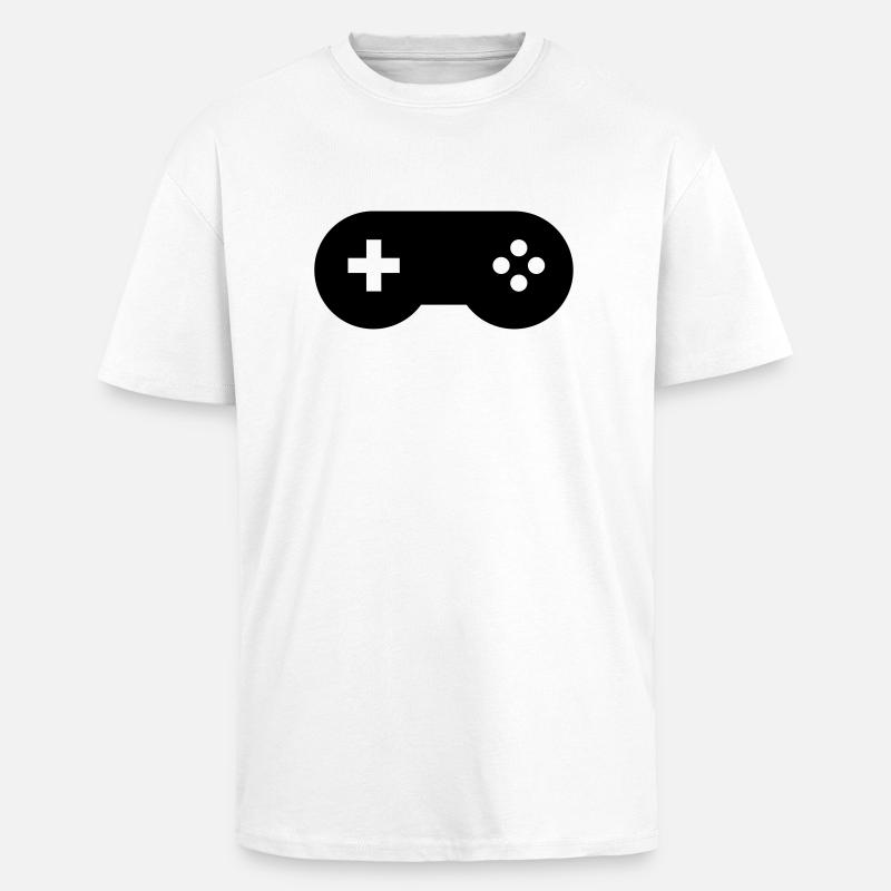 Controller 2 - Oversized Heavyweight Unisex T-Shirt - Weiß