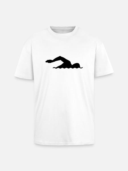 Nager - T-shirt unisexe oversize épais - blanc