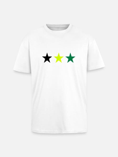 Jamaïque - T-shirt unisexe oversize épais - blanc