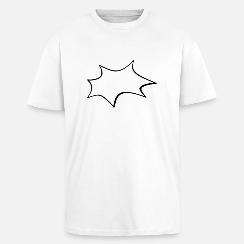 Zack Bumm - Oversized Heavyweight Unisex T-Shirt - Weiß