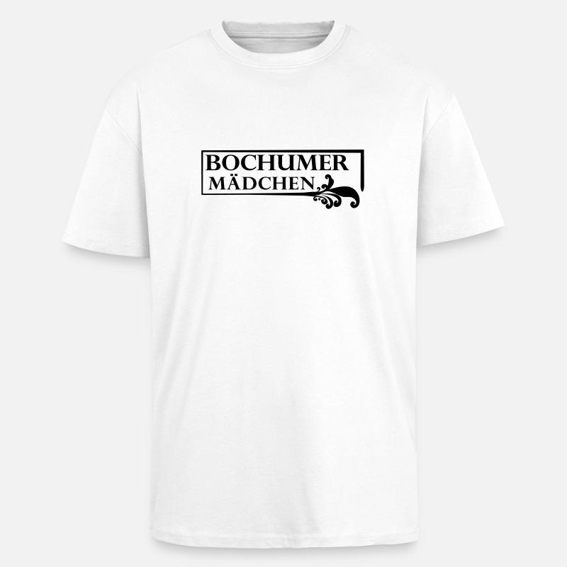 Bochumer Mädchen - Oversized Heavyweight Unisex T-Shirt - Weiß