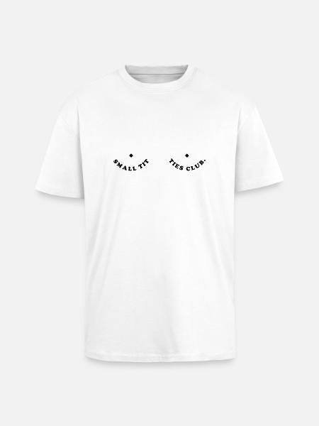 small titties club. - Oversized Heavyweight Unisex T-Shirt - Weiß