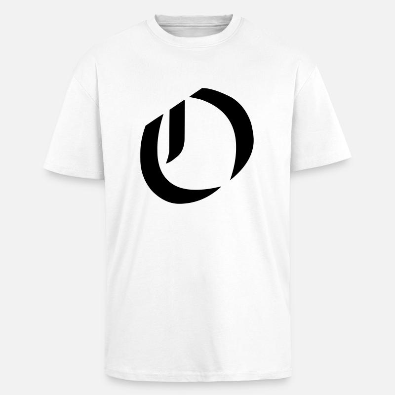 O - T-shirt unisexe oversize épais - blanc