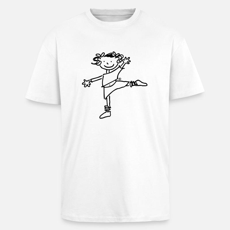 Einfach Arabesqua - Oversized Heavyweight Unisex T-Shirt - Weiß