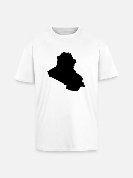 irak - Oversized Heavyweight Unisex T-Shirt - Weiß