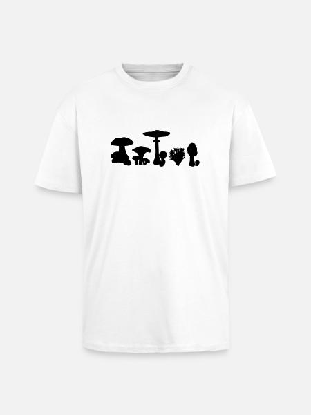 Pilz - Oversized Heavyweight Unisex T-Shirt - Weiß