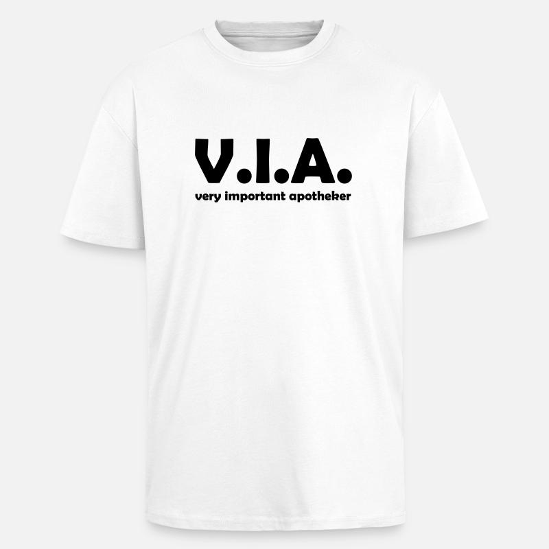 apotheker - Oversized Heavyweight Unisex T-Shirt - Weiß