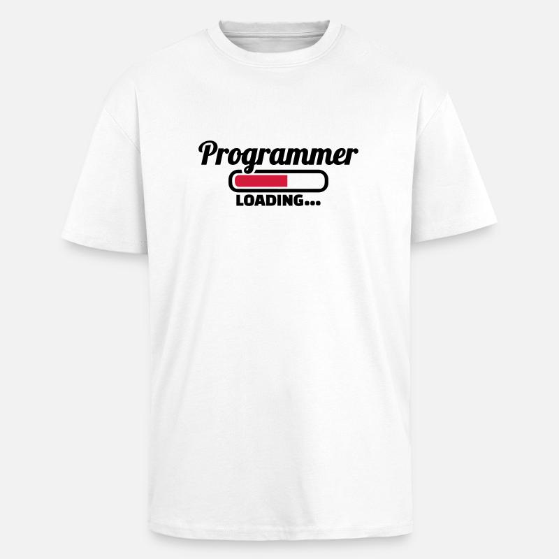 Programmierer - Oversized Heavyweight Unisex T-Shirt - Weiß