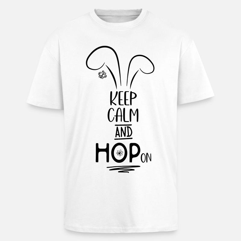Easter - Unisex Oversized Heavyweight T-shirt - white