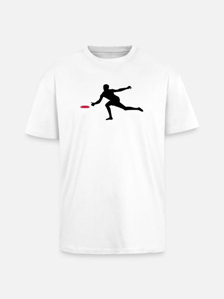 Discgolf - Oversized Heavyweight Unisex T-Shirt - Weiß