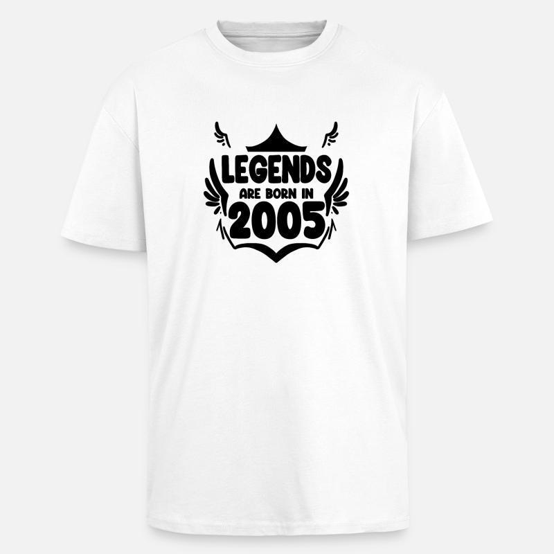 2005 - Oversized Heavyweight Unisex T-Shirt - Weiß