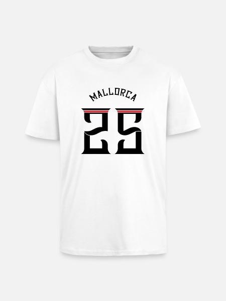 Mallorca 25 Jersey 2025 - Unisex Oversized Heavyweight T-shirt - white