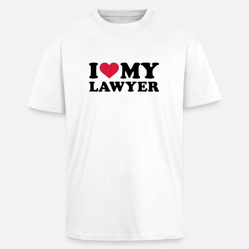 Anwalt - Oversized Heavyweight Unisex T-Shirt - Weiß