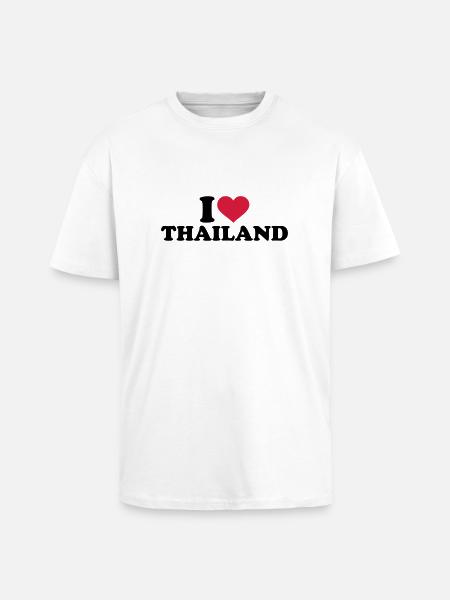 Thailand - Oversized Heavyweight Unisex T-Shirt - Weiß