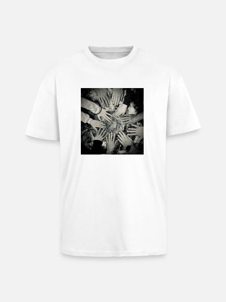 All in our Hands - Unisex Oversized Heavyweight T-shirt - white