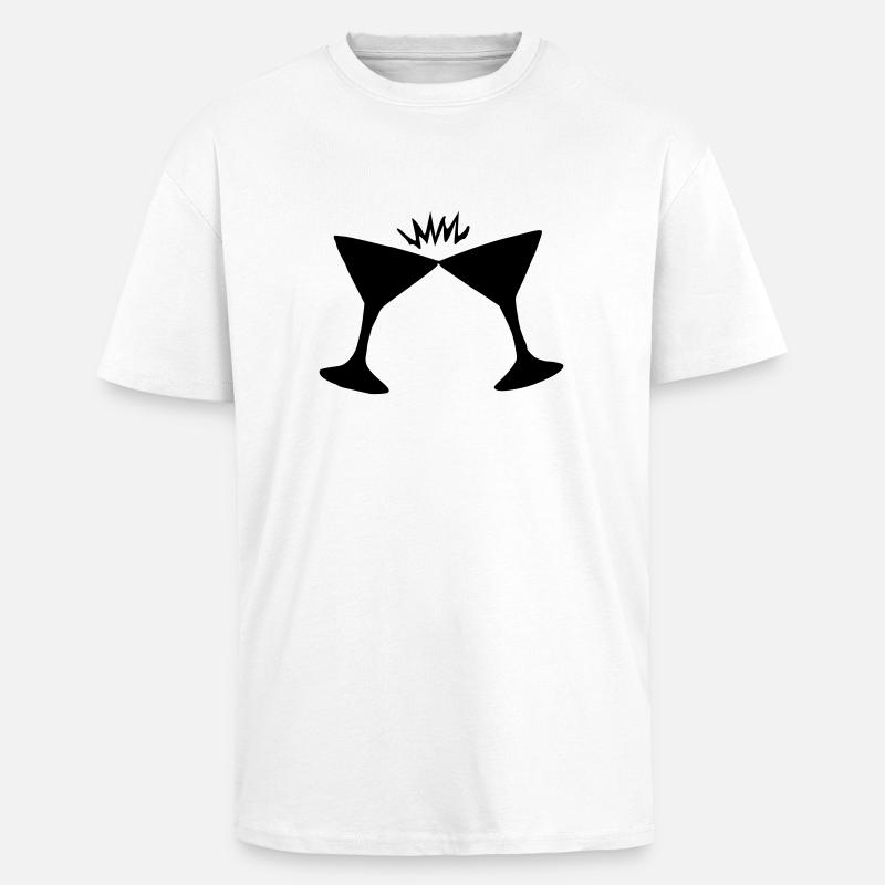 prost - Oversized Heavyweight Unisex T-Shirt - Weiß