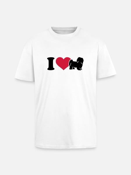 Havaneser - Oversized Heavyweight Unisex T-Shirt - Weiß