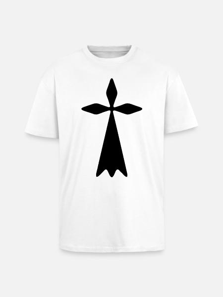 breizh brittany ermine - Unisex Oversized Heavyweight T-shirt - white