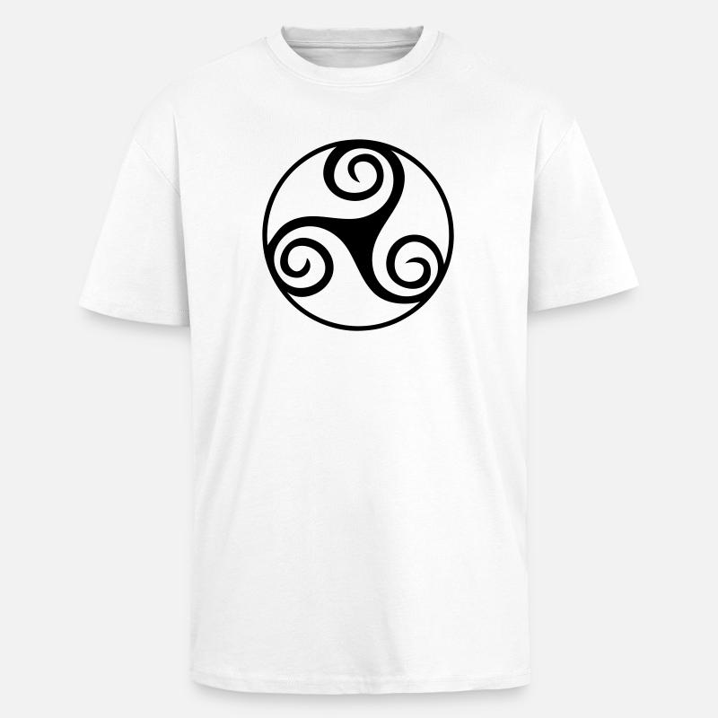 triskell - Oversized Heavyweight Unisex T-Shirt - Weiß