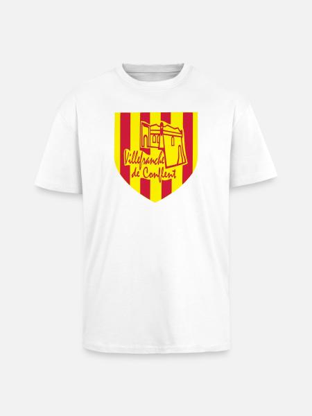 villefranche de conflent,pyrènèes orientales - Unisex Oversized Heavyweight T-shirt - white