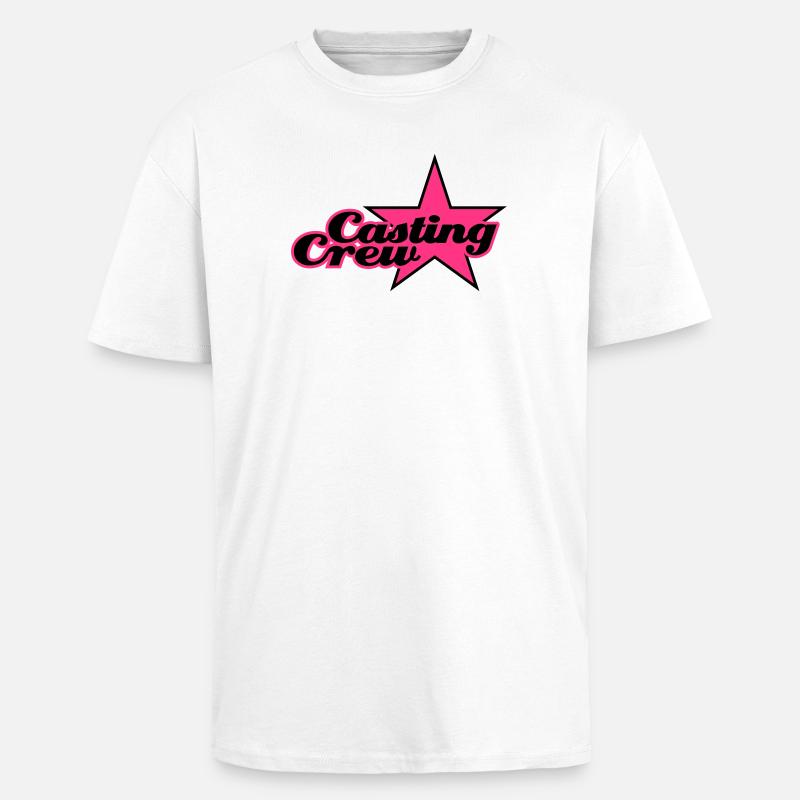 Casting Crew - Oversized Heavyweight Unisex T-Shirt - Weiß