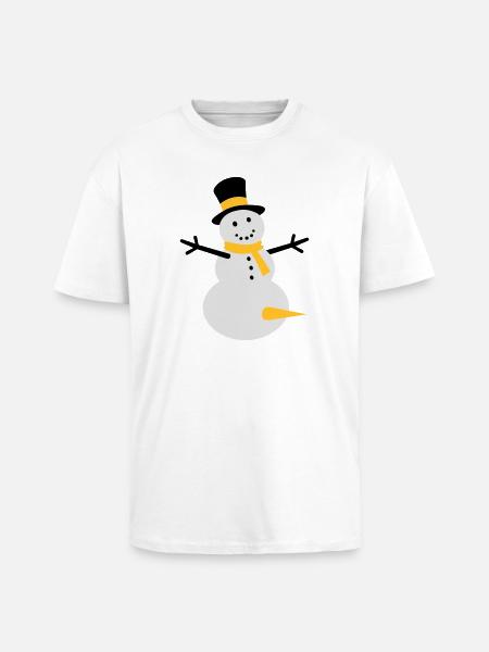 Snow fun - Unisex Oversized Heavyweight T-shirt - white
