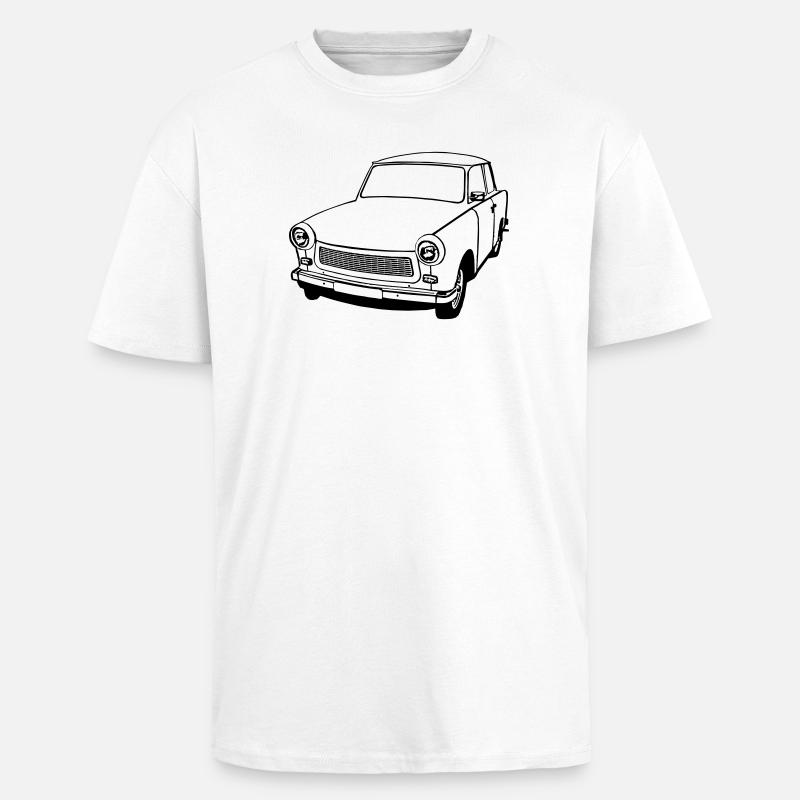  , Ostalgie , DDR Kult , Oldtimer (25) - Oversized Heavyweight Unisex T-Shirt - Weiß
