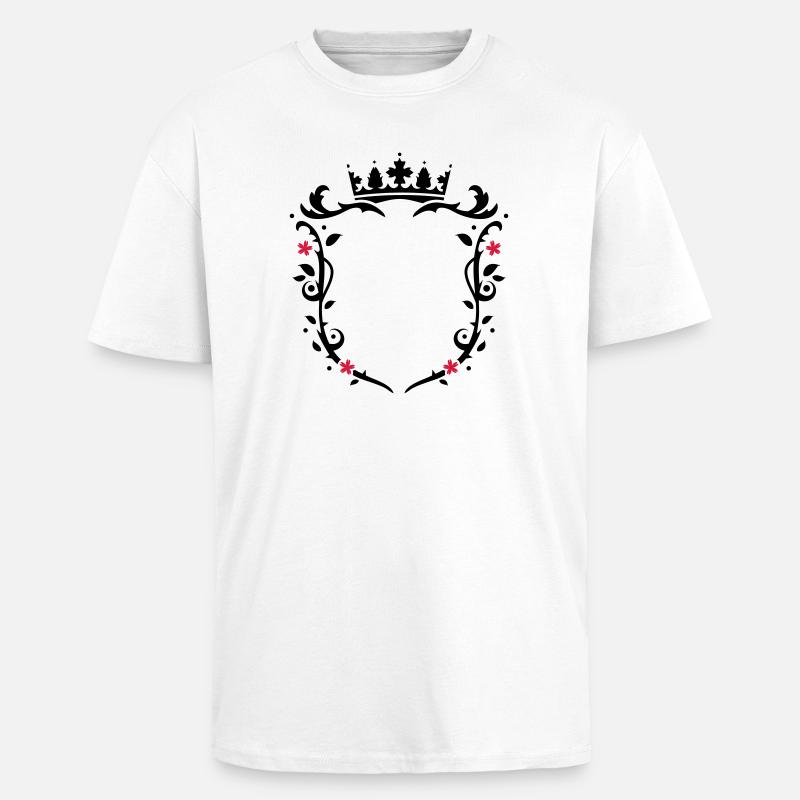 Snowboarder Silhouette - Oversized Heavyweight Unisex T-Shirt - Weiß