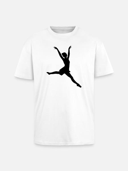 Dancer - Unisex Oversized Heavyweight T-shirt - white