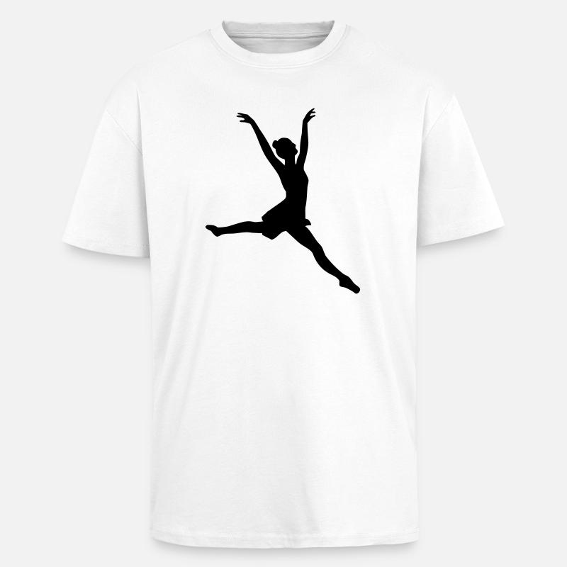 Dancer - Unisex Oversized Heavyweight T-shirt - white