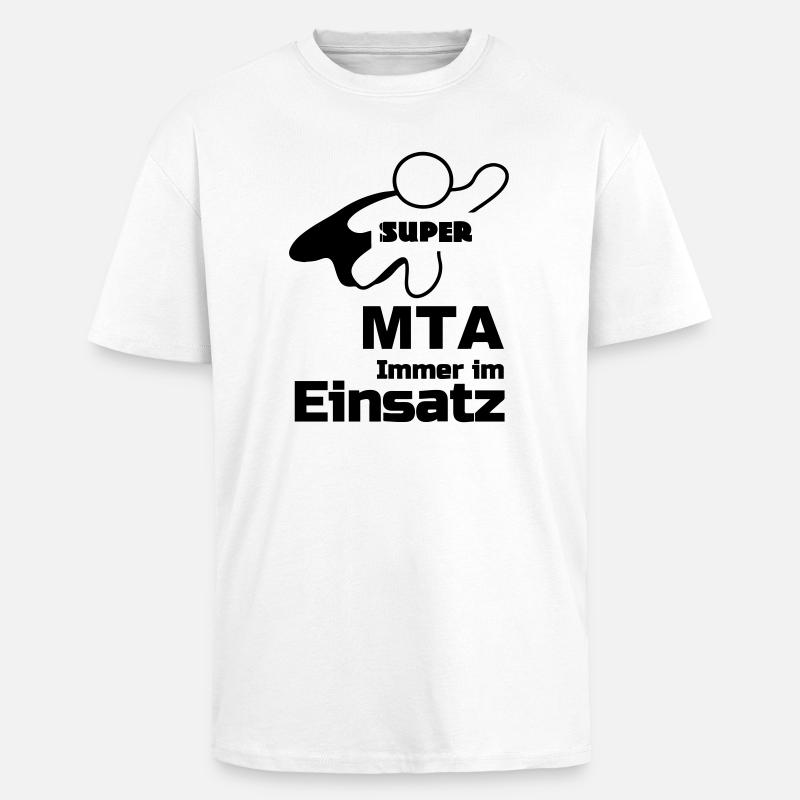 Super MTA Geschenk - Oversized Heavyweight Unisex T-Shirt - Weiß